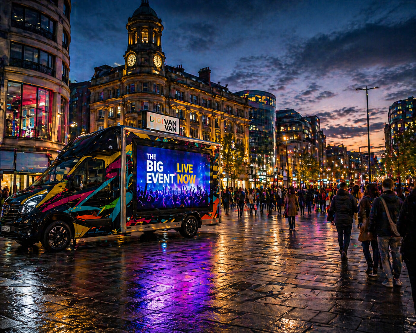 The DigiVan — Town Centres